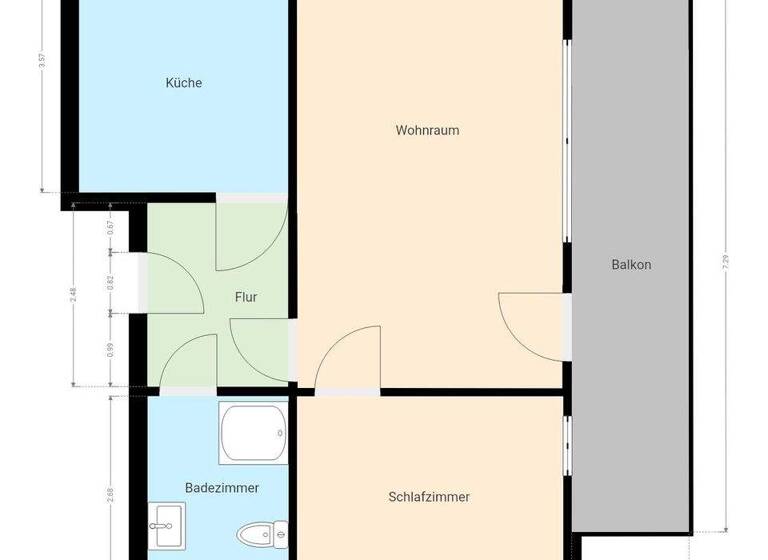 Wohnung zum Kauf 249.000 € 2 Zimmer 50,1 m² Kellenhusen 23746