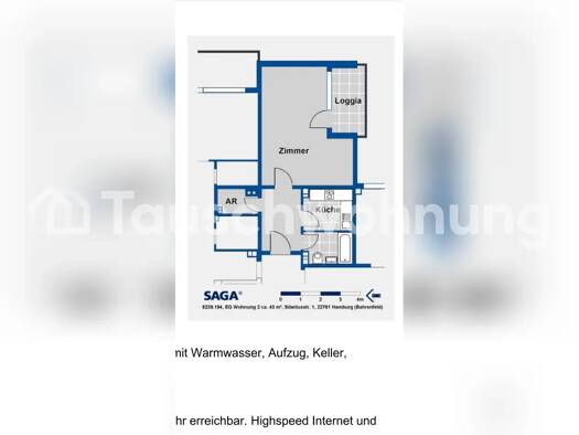 Studio zur Miete Tauschwohnung 328 € 1 Zimmer 43 m² Bahrenfeld Altona 22761