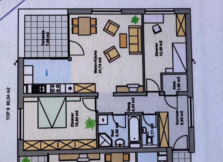 Wohnung zur Miete 1.400 € 3 Zimmer 81 m² Igler Straße 59 Igls Igls / Igls 6080