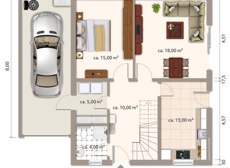 Einfamilienhaus zum Kauf 395.000 € 4 Zimmer 128 m² 464 m² Grundstück frei ab sofort Engelsdorf Leipzig 04319