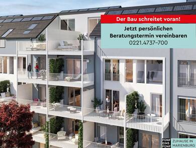 Wohnung zum Kauf - Erstbezug 489.900 € 2 Zimmer 63 m² 2. Geschoss Altstadt - Nord Köln 50968