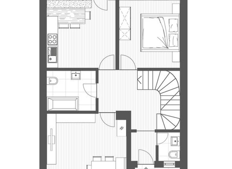 Reihenmittelhaus zum Kauf 7 Zimmer 133,1 m² Straße San Linert 82 Abtei 39036