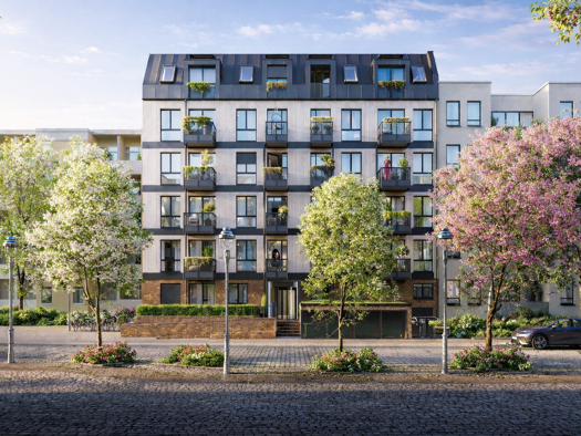 Penthouse zum Kauf - Erstbezug 1.145.000 € 5 Zimmer 105,8 m² Geschoss 5/5 frei ab 30.06.2027 Hüttenroder Weg 11 Neukölln Berlin 12059