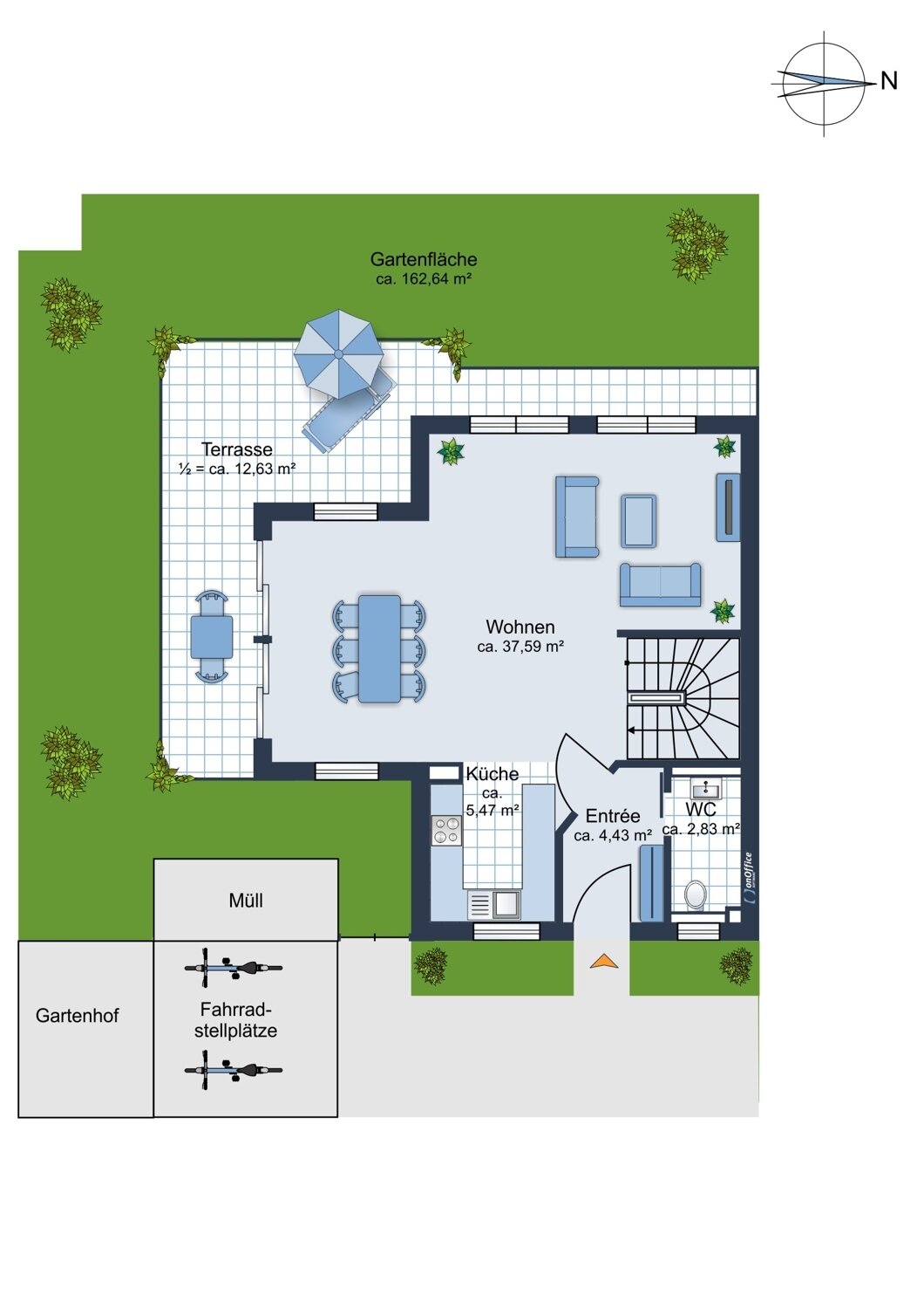 Reihenendhaus zum Kauf 1.350.000 € 4 Zimmer 160 m²<br/>Wohnfläche 212 m²<br/>Grundstück ab sofort<br/>Verfügbarkeit Harthaus Germering 82110