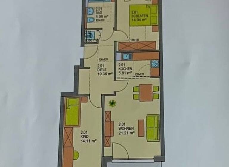 Wohnung zum Kauf 369.000 € 3 Zimmer 83 m² Straubing 94315