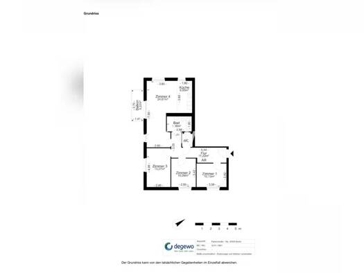 Wohnung zur Miete Tauschwohnung 1.100 € 4 Zimmer 88 m² 3. Geschoss Köpenick Treptow-Köpenick 12555