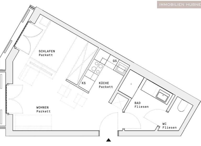 Studio zur Miete - Erstbezug 808 € 1 Zimmer 32 m² 11. Geschoss Wien 1220