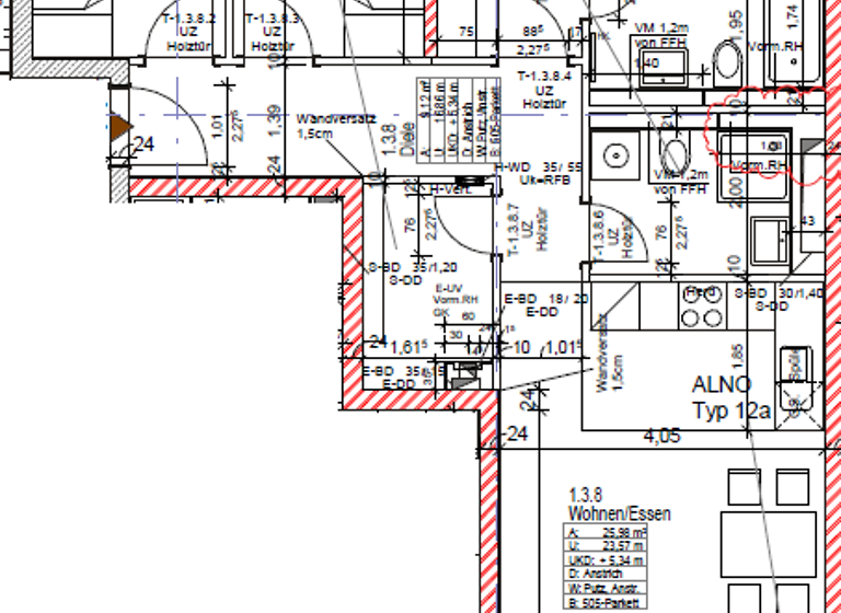 Wohnung zur Miete 1.385 € 4 Zimmer 100,2 m² 3. Geschoss Liesel-Bach-Straße 46 Flugfeld Böblingen 71034