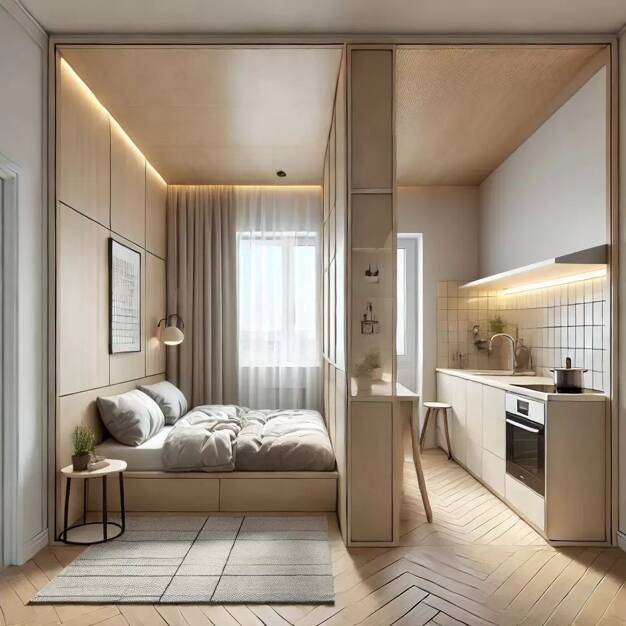 Wohnung zur Miete 550 € 1 Zimmer 23 m² EG Neckarhausen Edingen-Neckarhausen 68535