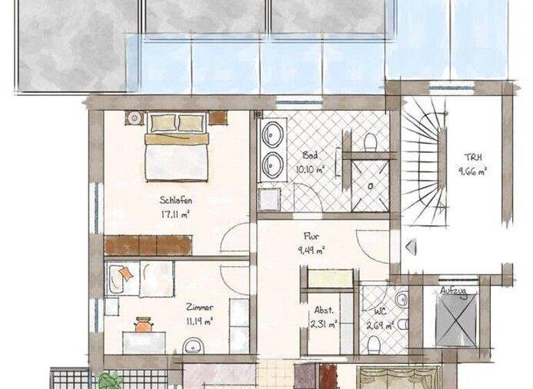 Wohnung zum Kauf 384.000 € 3 Zimmer 98 m² Langenenslingen 88515