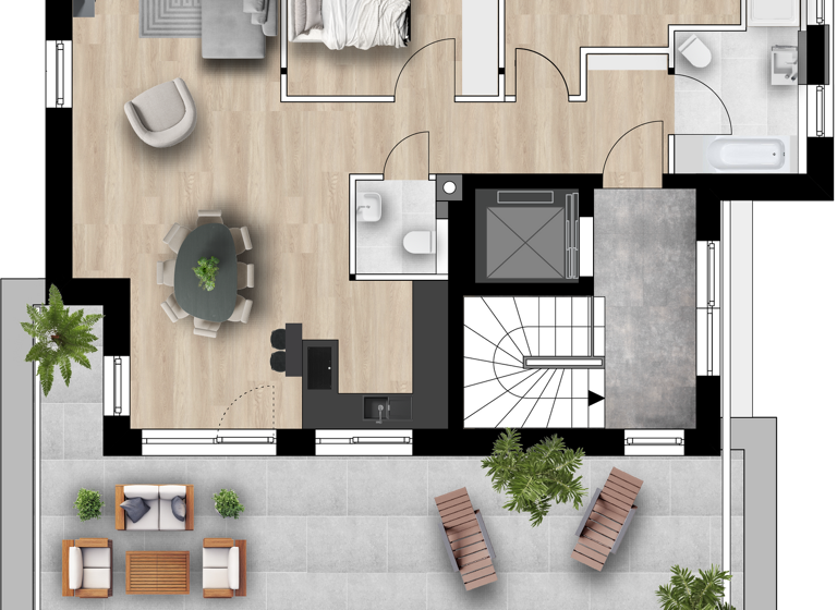 Wohnung zur Miete - Erstbezug 1.150 € 3,5 Zimmer 105,9 m² frei ab sofort Laichingen 89150