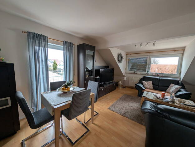 Wohnung zum Kauf provisionsfrei 190.000 € 2 Zimmer 69 m² Dachgeschoss Weißenhorner Straße 9 Kissendorf Bibertal 89346