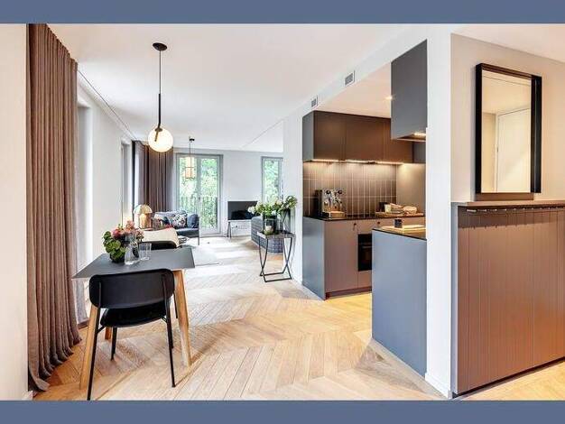 Wohnung zur Miete Wohnen auf Zeit 3.440 € 1 Zimmer 55 m² frei ab 01.02.2026 Bogenhausen München 81679