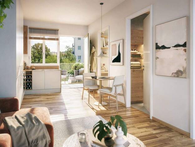 Wohnung zum Kauf - Neubau provisionsfrei 459.950 € 2,5 Zimmer 50,5 m² 3. Geschoss Virchowstraße 2 Friedrichshain Berlin 10249