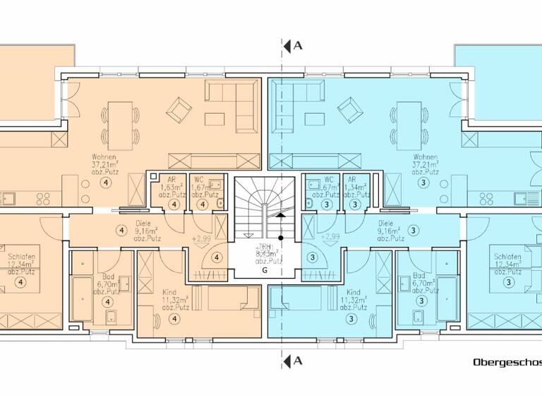 Wohnung zur Miete 1.683 € 3 Zimmer 96,2 m² 1. Geschoss Großreuth h d Veste Nürnberg 90425