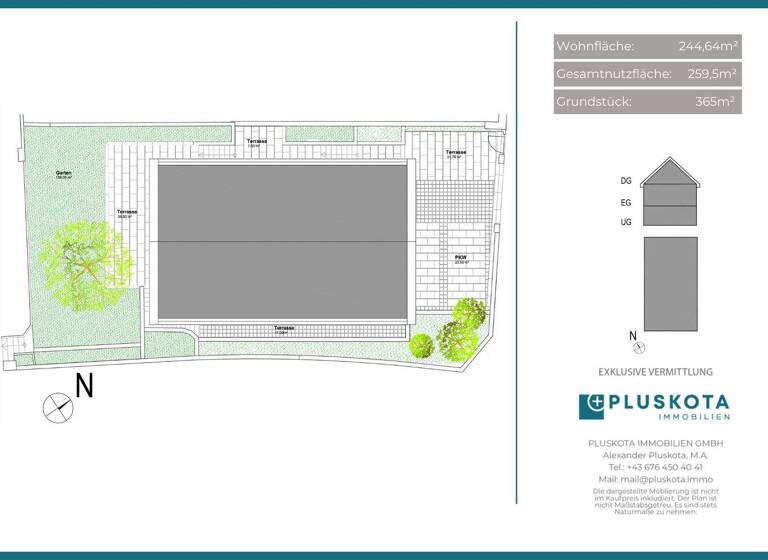Einfamilienhaus zur Miete 4.431 € 7 Zimmer 245 m² 389 m² Grundstück Perchtoldsdorf 2380