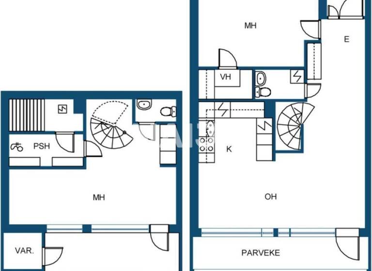 Reihenmittelhaus zum Kauf 140.000 € 3 Zimmer 71 m² 4.900 m² Grundstück Kompassitie 19 F Porvoo 06150