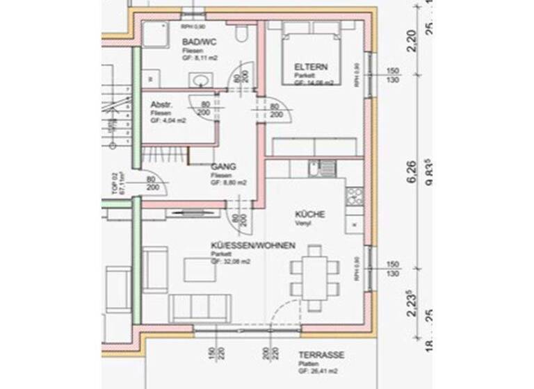 Wohnung zur Miete 773 € 2 Zimmer 67,1 m² frei ab 01.04.2026 Filzmoos 5532