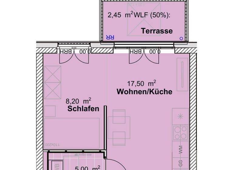 Studio zum Kauf - Erstbezug provisionsfrei 183.400 € 1 Zimmer 34 m² Trier-West Trier 54294