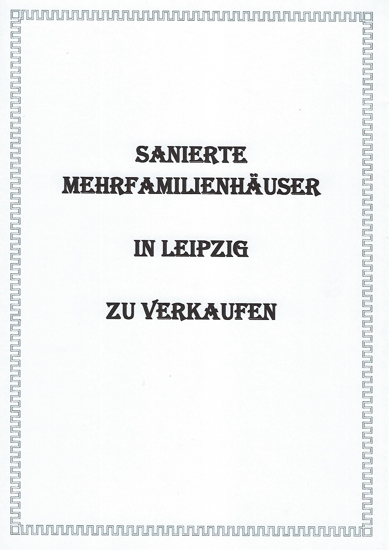 Mehrfamilienhaus zum Kauf Burghausen-Rückmarsdorf Leipzig 04178