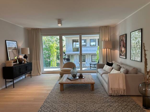 Wohnung zum Kauf - Neubau 1.260.000 € 4 Zimmer 96,8 m² 1. Geschoss Winterhuder Marktplatz 10 a+b Winterhude Hamburg 22299