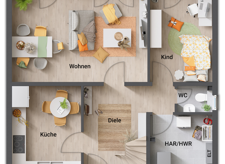 Einfamilienhaus zum Kauf - Erstbezug provisionsfrei 332.450 € 5 Zimmer 119 m² 685 m² Grundstück Bründelkampsweg Schwicheldt Peine 31226