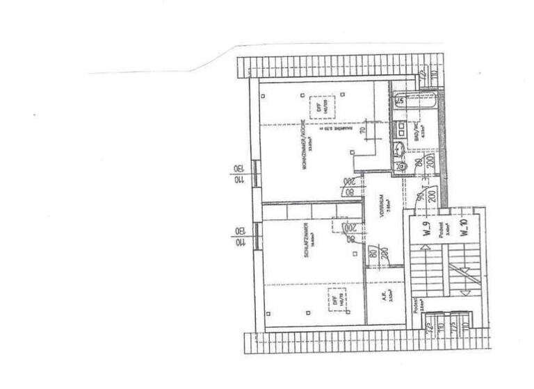 Wohnung zur Miete 750 € 2 Zimmer 60 m² 2. Geschoss Salzburg 5020