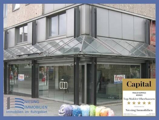 Laden zur Miete provisionsfrei 1.740 € 2 Zimmer 116 m² Verkaufsfläche Hochstraße 10 Stadtmitte Bottrop 46236