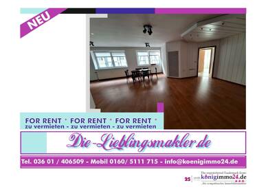 Wohnung zur Miete 590 € 4 Zimmer 110 m² 1. Geschoss frei ab sofort Mühlhausen Mühlhausen/Thüringen 99974