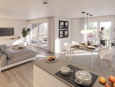 Wohnung zum Kauf - Neubau provisionsfrei 399.900 € 3,5 Zimmer 84,1 m² 1. Geschoss frei ab sofort Öhringen 74613