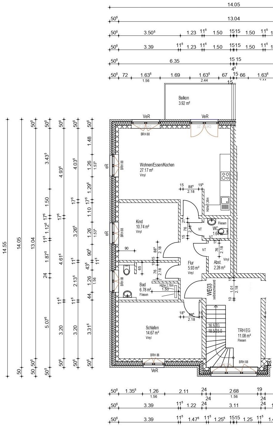 Wohnung zur Miete 985 € 3 Zimmer 73 m²<br/>Wohnfläche 1.<br/>Geschoss 01.04.2025<br/>Verfügbarkeit Moorrege 25436