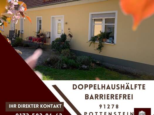 Doppelhaushälfte zum Kauf 200.000 € 2 Zimmer 61,4 m² 389 m² Grundstück frei ab sofort Elbersberg Pottenstein 91278