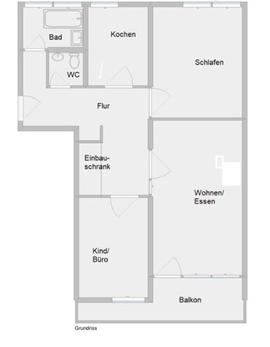 Studio zur Miete 1.250 € 3 Zimmer 79 m² 4. Geschoss frei ab 01.01.2025 Gerhard Hauptmann Straße Schönfeld Erlangen 91058