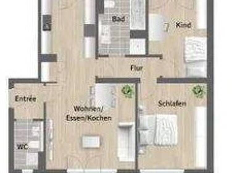 Wohnung zur Miete 975 € 3 Zimmer 85,9 m² 3. Geschoss Wilhelm-Kohlhoff-Straße 8-12 Musikerviertel und amerik. Siedlung Schweinfurt 97424