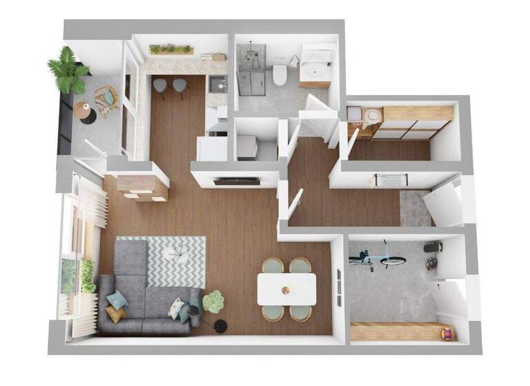 Studio zum Kauf provisionsfrei 116.790 € 1 Zimmer 44,1 m² EG Karl-Krösche Str. 8 Alfeld Alfeld (Leine) 31061