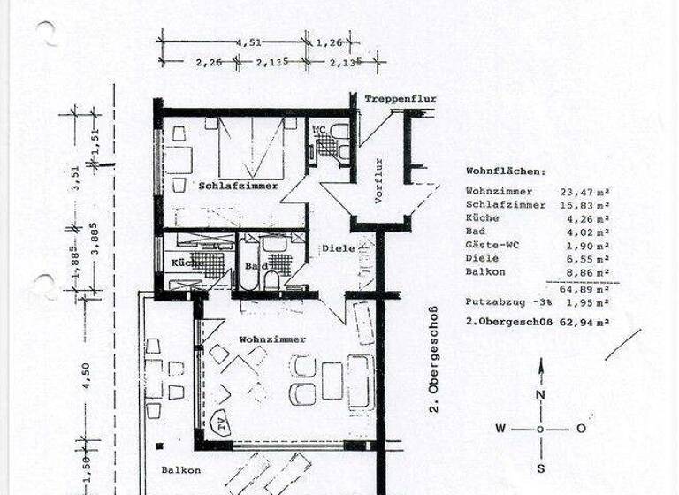 Wohnung zum Kauf provisionsfrei 465.000 € 2 Zimmer 64 m² 2. Geschoss Oberstdorf 87561