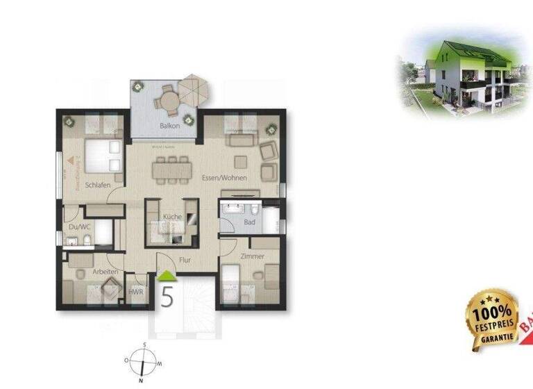 Wohnung zum Kauf - Neubau provisionsfrei 799.000 € 4 Zimmer 90 m² Rohr Stuttgart 70565