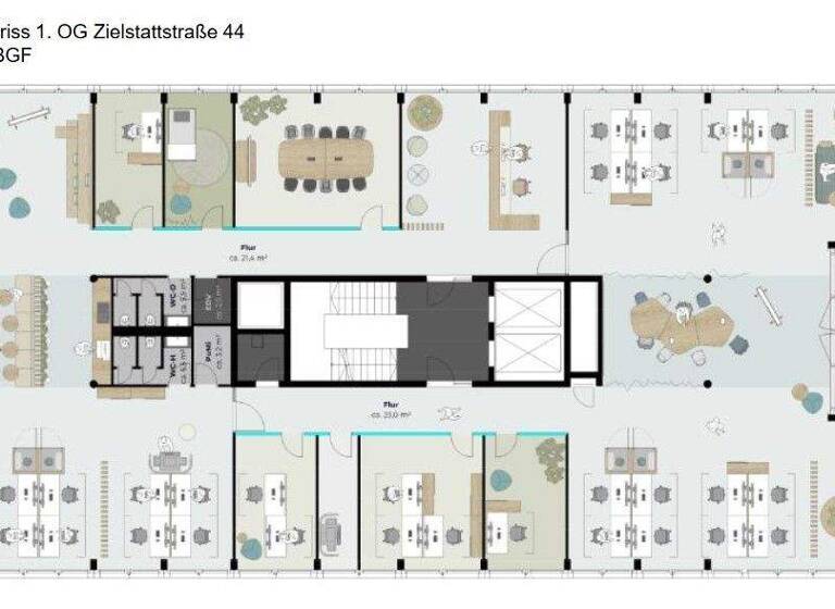 Bürofläche zur Miete 20,50 € 1.070 m² Bürofläche teilbar ab 350 m² Thalk.Obersendl.-Forsten-Fürstenr.-Solln München 81379