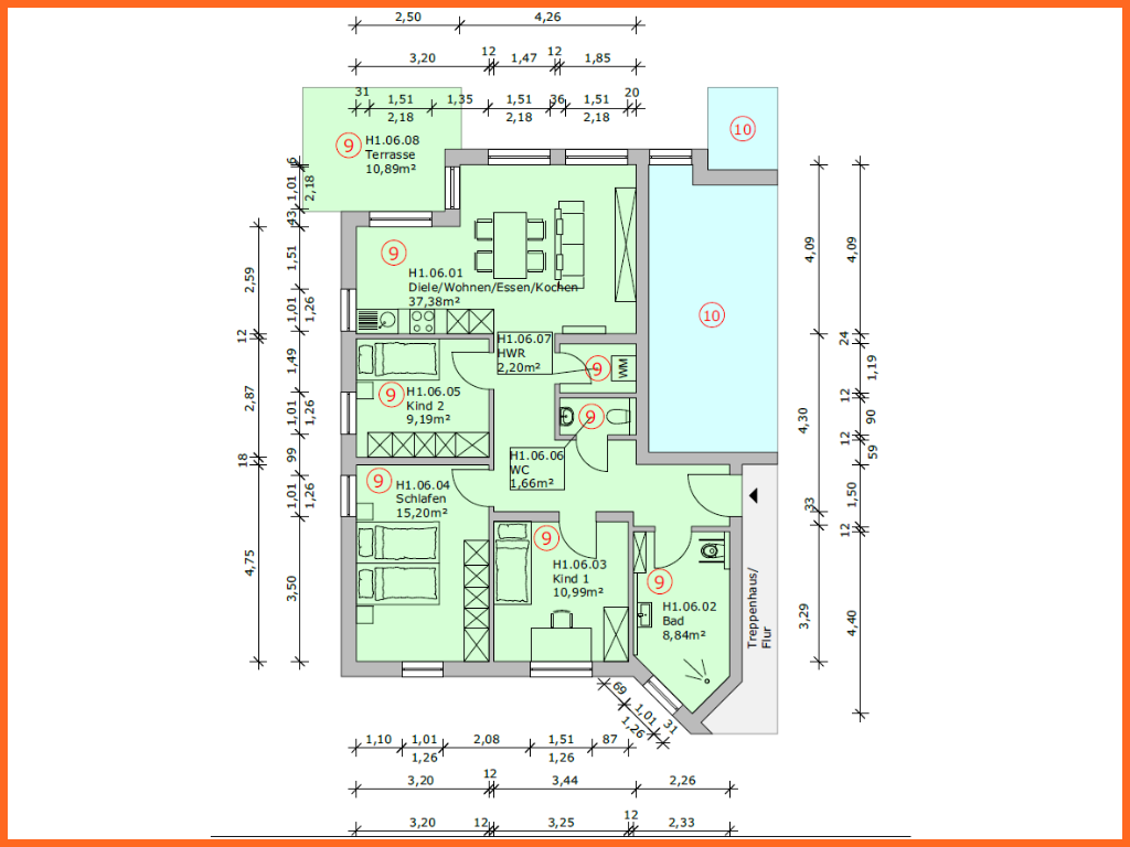 Wohnung zum Kauf als Kapitalanlage geeignet 523.200 € 4 Zimmer 90,3 m²<br/>Wohnfläche Bad Kreuznach Bad kreuznach 55543