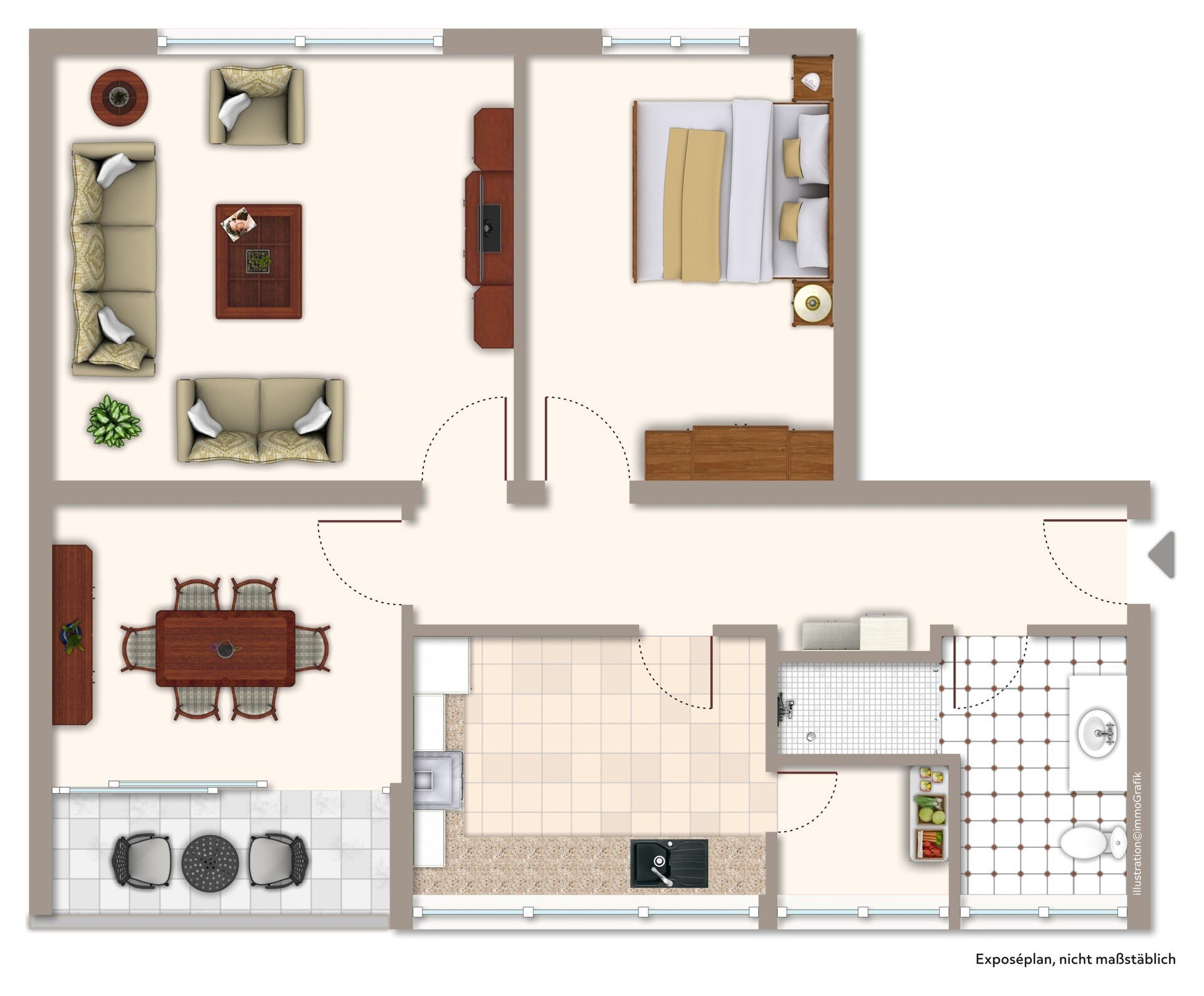 Wohnung zur Miete 546 € 3 Zimmer 84 m²<br/>Wohnfläche Binnerfeld Arnsberg 59755