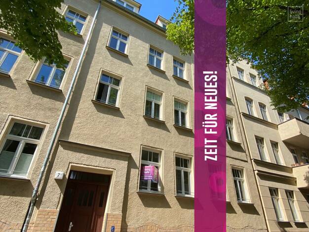 Wohnung zur Miete 1.100 € 3 Zimmer 100 m² 2. Geschoss Wielandstraße 7 Paulusviertel Nord 06114