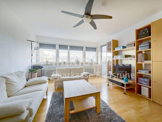 Wohnung zum Kauf 229.000 € 3 Zimmer 82 m² 15. Geschoss Waldstadt Karlsruhe / Waldstadt 76139