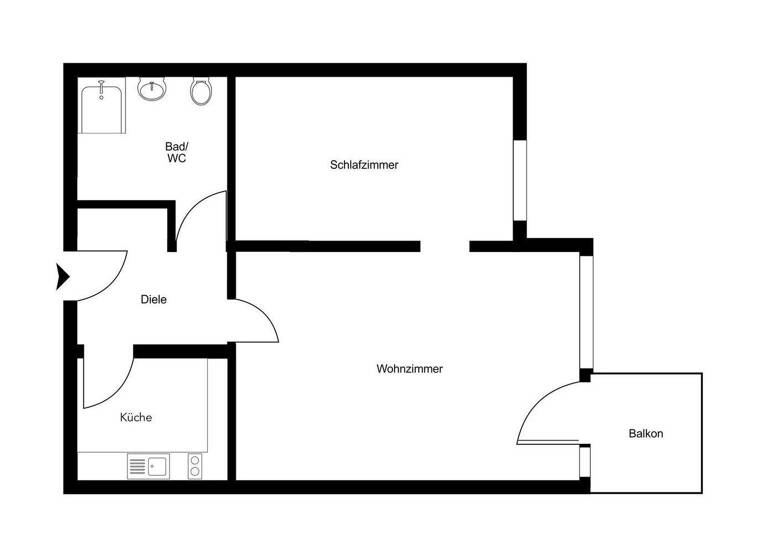 Wohnung zum Kauf provisionsfrei 399.000 € 2 Zimmer 33 m² 1. Geschoss Schwabing-West München 80796