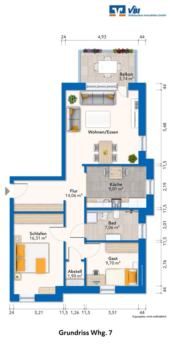 Wohnung zur Miete 950 € 3 Zimmer 87,1 m²<br/>Wohnfläche Innenstadt Osterholz-Scharmbeck 27711