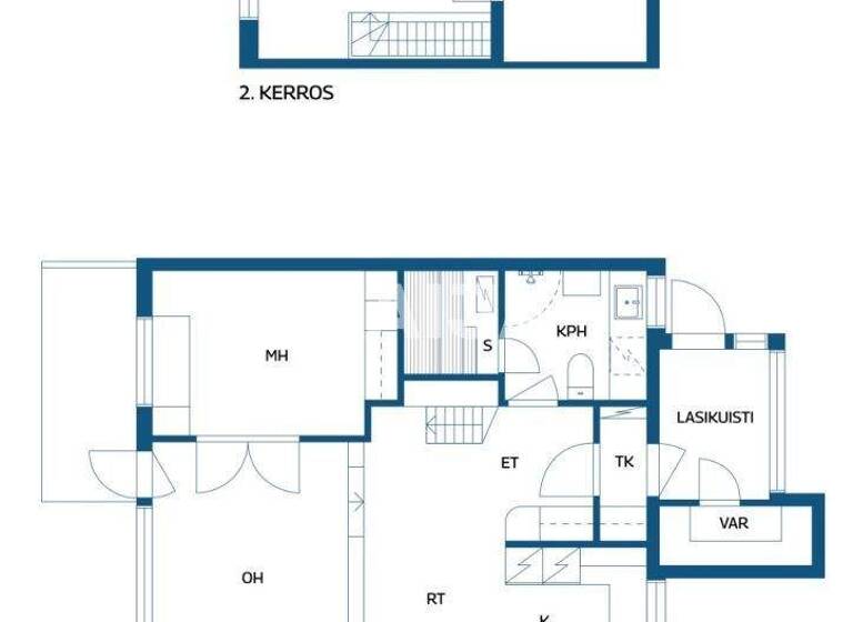 Reihenmittelhaus zum Kauf 94.000 € 2 Zimmer 71 m² 1.340 m² Grundstück Koulutie 6 Raahe 92140