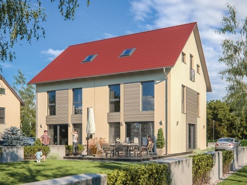 Doppelhaushälfte zum Kauf 640.700 € 6 Zimmer 143 m²<br/>Wohnfläche 316 m²<br/>Grundstück Meringerzell Meringerzell 86415