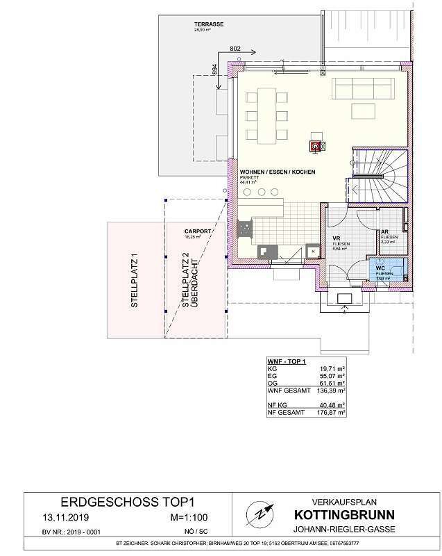 Reihenendhaus zum Kauf 599.000 € 4 Zimmer 130 m²<br/>Wohnfläche 230 m²<br/>Grundstück Kottingbrunn 2542