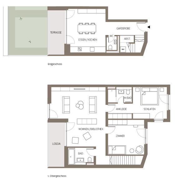 Maisonette zum Kauf 766.600 € 4 Zimmer 119,6 m²<br/>Wohnfläche EG<br/>Geschoss Margaretenau - Dörnbergpark Regensburg 93057