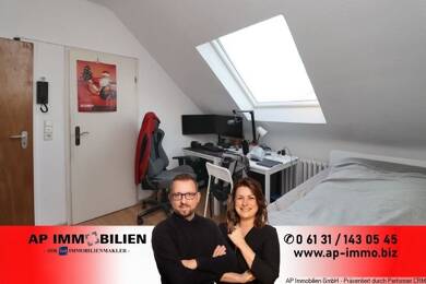 Wohnung zur Miete 375 € 1 Zimmer 19 m² Dachgeschoss frei ab 01.07.2025 Bretzenheim Mainz 55128