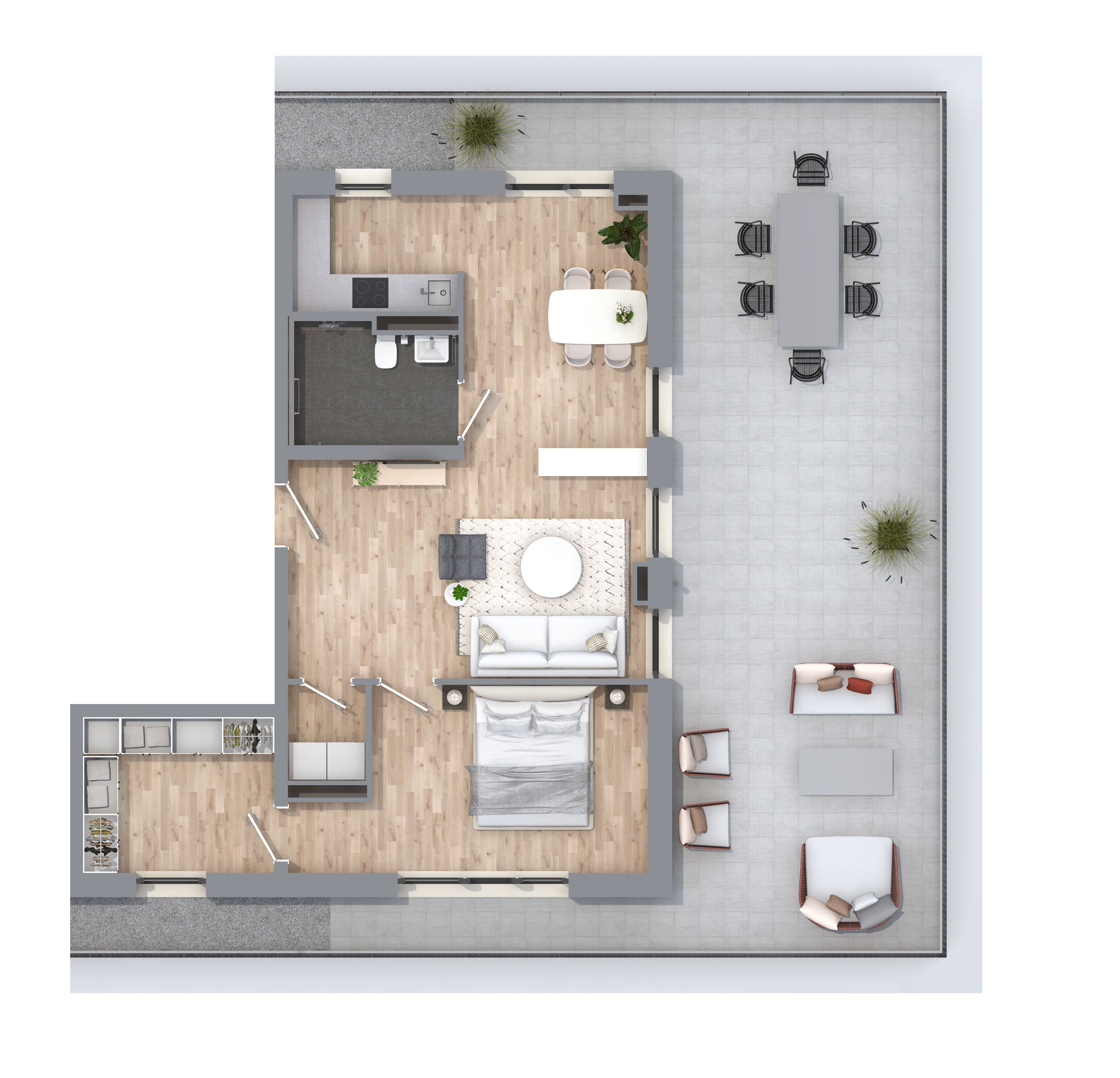 Penthouse zum Kauf 696.000 € 4 Zimmer 103,7 m²<br/>Wohnfläche 2.<br/>Geschoss ab sofort<br/>Verfügbarkeit Schulstraße 9 Zeckern Hemhofen 91334